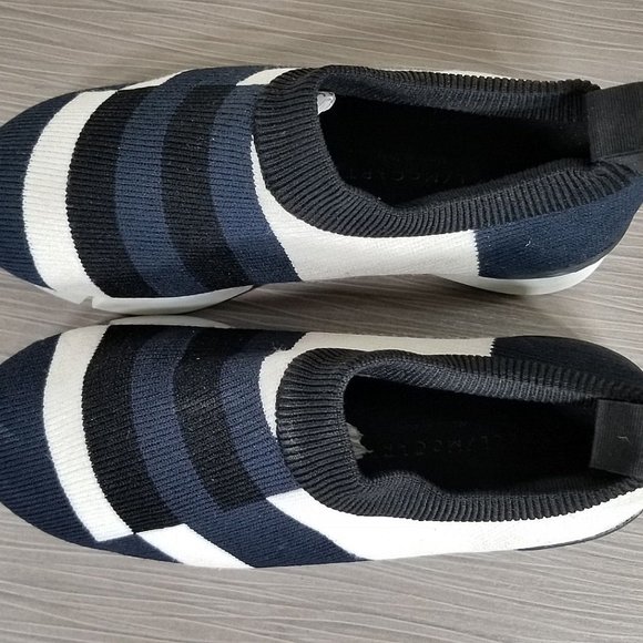 Stella McCartney Striped Knitted Slip on Sneaker, Womens Size 5 / 35 - Picture 8 of 12